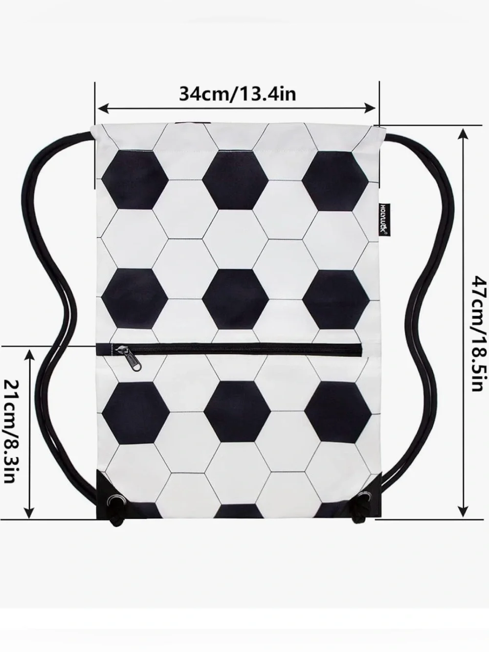 soccer drawstring sack